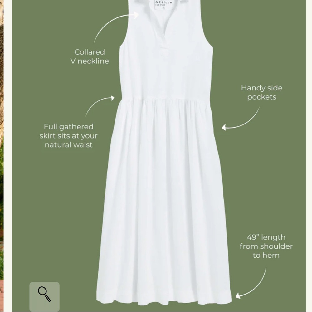 Frank & Eileen DAPHNE Sleeveless Popover Dress size XXS - Picture 5 of 11